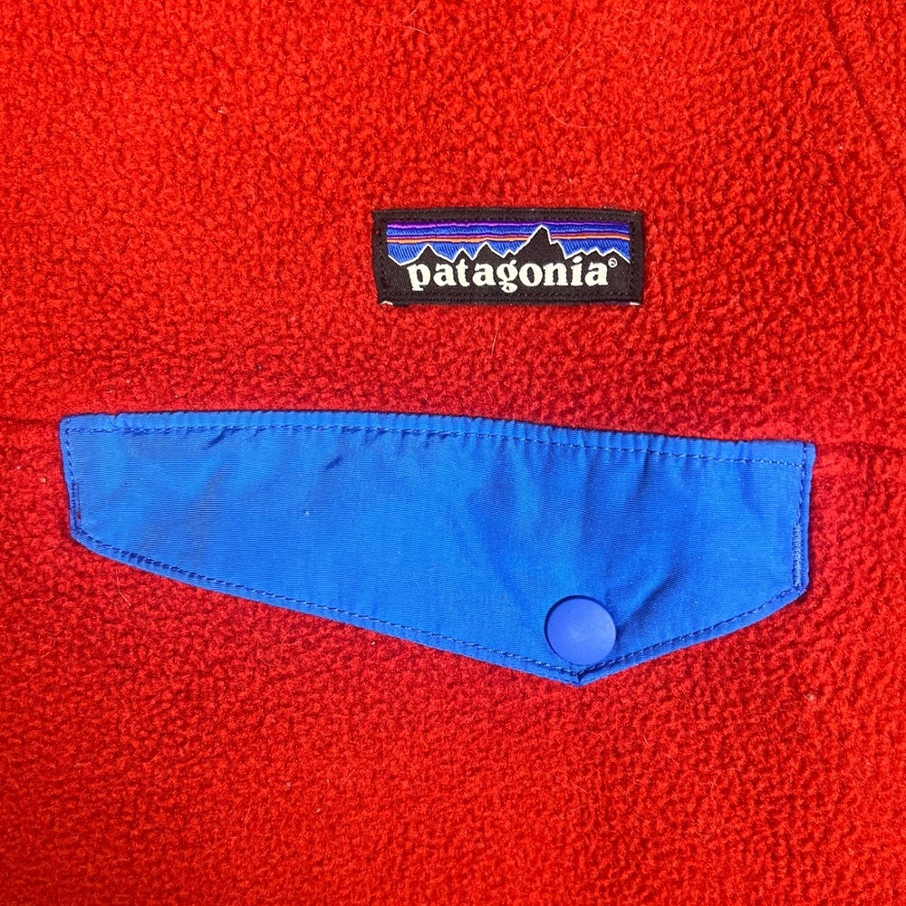 Patagonia Fleece Mens Small Synchilla Snap-T Vintage Y2K 90s Pullover Rare USA - Picture 4 of 8